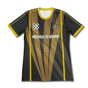 เสื้อฟุตบอลแขนสั้นผ้าระบายอากาศแห้งเร็วพิมพ์ลายตามสั่งด้วยเทคนิค Sublimation สำหรับฤดูร้อน - Product Image 3