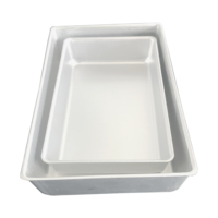 Plaques de cuisson rectangulaires en aluminium de qualité alimentaire – Durables, compatibles congélateur et micro-ondes, recyclables, idéales pour l'emballage de produits surgelés