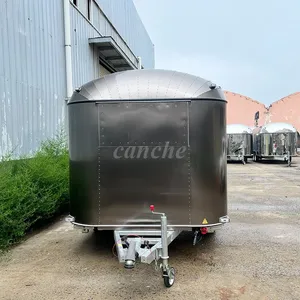 Carrito de Comida Estándar Europeo de Acero Inoxidable para Helados y Café, Camión de Comida de 3.8m, Remolque de Comida Móvil Personalizado para Exteriores - Product Image 5