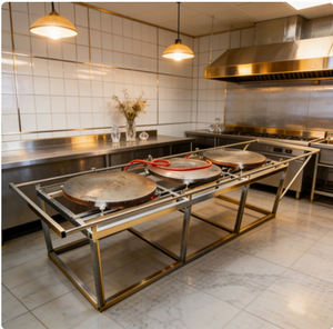 Machine manuelle à fabriquer le pain plat et les dosas, machine à pain <span class=keywords><strong>arabe</strong></span> commerciale - Product Image 1