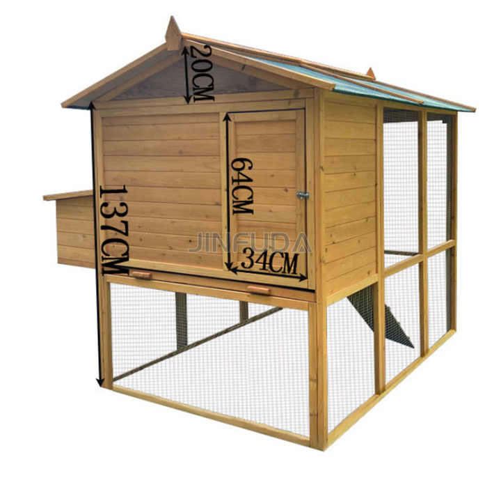 1.7 Meters High Quality Strong Deluxe Lowes Chicken Coop For Outdoor
