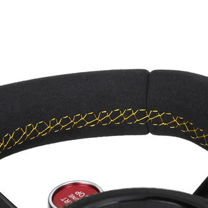 Volant R8 <span class=keywords><strong>S</strong></span> <span class=keywords><strong>Line</strong></span> avec bouton de démarrage, entièrement en Alcantara, LED, pour <span class=keywords><strong>Audi</strong></span> <span class=keywords><strong>A3</strong></span> A4 A5 A6 A7 A8 C7 C8 B8 B9 S3 S4 S5 S6 RS3 RS5 RS6 C8 - Product Image 4