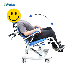 Nouvelle chaise de toilette manuelle multifonction légère pour personnes âgées, chaise de douche pour personnes handicapées, chaise de toilette inclinable - Product Image 2