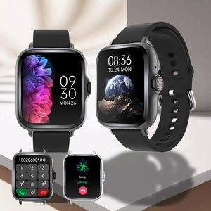 Montre connectée carrée étanche avec autonomie de 4 jours, écran TFT, suivi de la fréquence cardiaque et de l'<span class=keywords><strong>oxygène</strong></span> sanguin, appels sportifs, alarme et rappels - Product Image 2