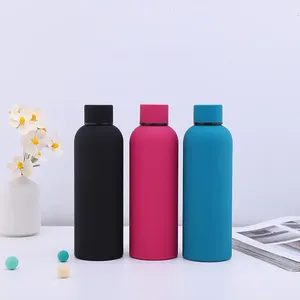 สินค้าขายส่ง ขวดน้ำสแตนเลสปากแคบ แก้วน้ำพกพา กระติกน้ำร้อนแบบพกพาสำหรับเล่นกีฬา - Product Image 1
