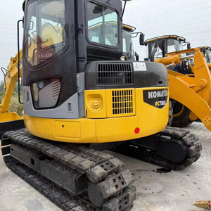 Excavatrice d'occasion de marque japonaise Komatsu PC78 de 7 tonnes en stock, Komatsu PC30 35 40 55 60 70 78 en vente à Hefei - Product Image 1