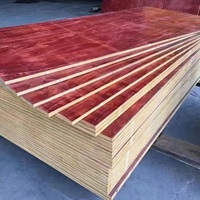 Offre Spéciale : Panneau de Contreplaqué Filmé Double Face à Bords Rouges de 12 mm pour la Construction – Fabricant de Contreplaqué