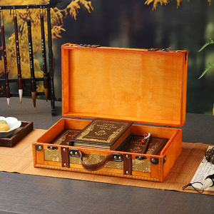 Wooden Storage <b>Box</b> 1624A Flip Opening Jewelry <b>Box</b> Antique Style Classic Design - Product Image 3