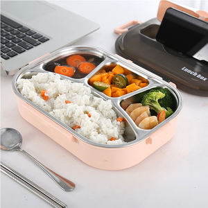 Fiambrera Bento de acero inoxidable de alta calidad HOMEPLANET, contenedor de comida caliente, contenedor de comida duradero, acero inoxidable para adultos y oficina - Product Image 2