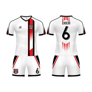 2019 ZHOUKA Top Sale Football Sports knitted sweater High Quality Design custom soccer jersey football jersey Set - Product Image 1