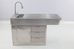 不锈钢兽医手术器械 动物医院干湿两用台设备 - Product Image 4