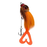 Leurre de pêche artificiel dur multi-articulé de 18 cm/37 g, leurre de pêche à la souris avec hameçons en acier inoxydable, pêche au black-bass