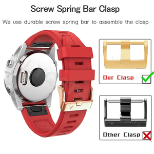 <span class=keywords><strong>Bracelet</strong></span> de montre en silicone à ajustement rapide de 20 mm pour Garmin <span class=keywords><strong>Fenix</strong></span> 7S 6S <span class=keywords><strong>5S</strong></span> Pro <span class=keywords><strong>Plus</strong></span> Solar Edition, <span class=keywords><strong>bracelet</strong></span> sport robuste à libération rapide - Product Image 4