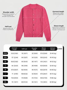 <span class=keywords><strong>Cardigan</strong></span> in Lana / Cashmere per Donna, Maglia Fine 12GG, Morbido e Caldo, Rosa, Puro Lana, con Bottoni, Lavorato a Maglia - Product Image 4