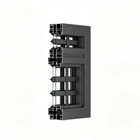 Ventanas Francesas de Arco Retro de Aluminio con Doble Acristalamiento y Eficiencia Energética Personalizadas de Fábrica EBON, Ventana Abatible de Doble Hoja con Apertura hacia Afuera