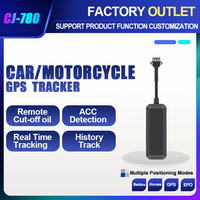 Traceur GPS GSM pour voiture CJ780 CJGPS, logiciel de suivi, arrêt à distance du moteur, traceur GPS pour véhicule, moto, antivol, localisateur