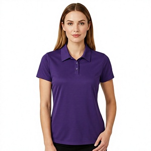 Chemise pour femmes en piqué de polyester premium, respirante et écologique, pour le golf, le tennis et les sports, personnalisable, OEM, ODM, marque privée, vente en gros - Product Image 2