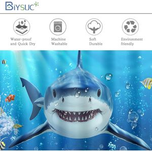 Tenda da doccia <span class=keywords><strong>Safari</strong></span> 3D su misura con 3D animali selvatici-giungla elefante giraffa Zebra-decorazione per la casa del bagno con ganci - Product Image 5