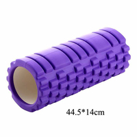 Rouleau en mousse EVA professionnel creux pour les crampes chroniques aux jambes et le tonification des muscles du mollet, avec rouleau en mousse à picots long