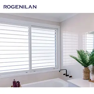 Design Durável Alumínio Blade Plantation Shutters Windows Blinds,Shades & Shutters De GuangDong Fornecedor