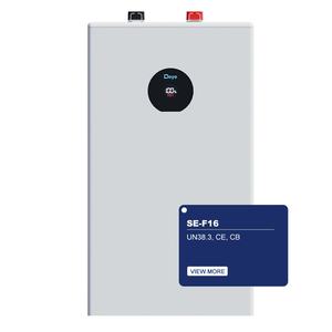 แบตเตอรี่ลิเธียมไอออน EU Stock Deye ESS SE-F16 16kWh สำหรับเก็บพลังงานแสงอาทิตย์แบบติดตั้งบนผนัง ระบบกักเก็บพลังงานสำหรับบ้าน Lifepo4 - Product Image 3