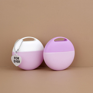 Hot Selling 60ml Round <b>Sunscreen</b> Bottle With Chain PP Lotion Container Squeeze Cosmetic Packaging Bottle - Product Image 1