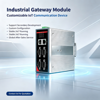 Passerelle IoT industrielle sur rail DIN, RS232/485 vers Modbus TCP/RTU, convertisseur de protocole sans fil, 24V, pour usine intelligente et Industrie 4.0