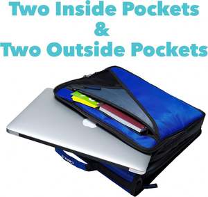 Free Sample BSCI <b>Large</b> Capacity Waterproof 3 <b>Ring</b> 3 Inch Zipper Binder D-<b>Ring</b> Zip up Binder Bag with Shoulder Strap - Product Image 5