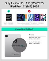 Casing Keyboard Cantilever Terapung untuk iPad Pro 11 2024 M5 M4 Trackpad Presisi Multi Warna Lampu Latar 7 Warna Bisnis MK038-24