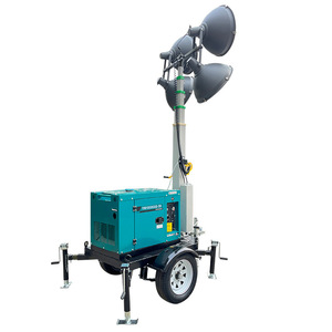 Ánh sáng di động tháp 5KW Máy phát điện bốn 160 wát LED nguồn hmf968 - Product Image 1