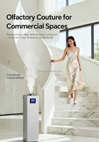 Diffuseur d'huiles essentielles intelligent A300 professionnel avec commande par application, diffuseur d'arômes pur pour la maison, le bureau, l'hôtel, en métal