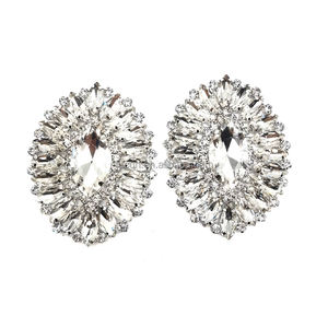 Vente en gros d'appliques personnalisées en cristal de forme ovale simple pour fille diable caraïbes Samba Costume carnaval brésil plume sac à dos - Product Image 3