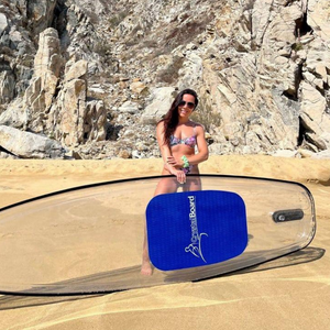 Planche à pagaie transparente neuve, fond transparent, planche de surf debout, planche à pagaie transparente en PC - Product Image 5