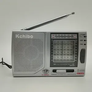 High感度世界レシーバFM/AM/SW1-8 10バンドポケットマルチバンドラジオホット販売人気モデルKK-9803短波