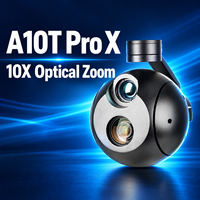 Kamera Gimbal Payload UAV A10T Pro X dengan Zoom Optik 10X, EO, IR, dan Pelacakan Objek AI
