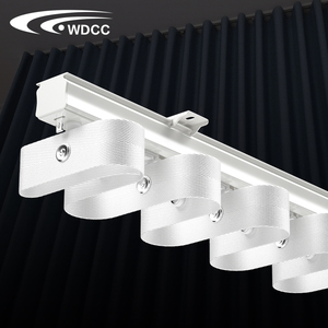 1048P S nastro della tenda dell'onda dell'ondulazione della pista di piegatura dell'alluminio S piega la tenda <span class=keywords><strong>con</strong></span> il prezzo all'ingrosso della pista della tenda - Product Image 5