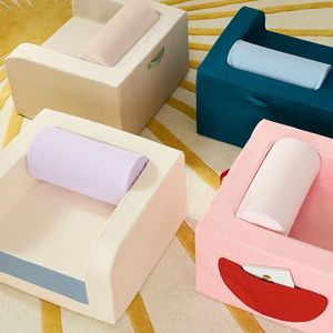 Canapé en peluche pour enfants, coussin en mousse à haute élasticité, coin lecture, siège créatif individuel, de 2 à 4 ans - Product Image 4