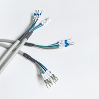 Cable Multifilar, Arnés de Cables con Terminales de Pin y Horquilla Aislados en Ambos Extremos, Cable de Señal Etiquetado para Controlador de Sensor Industrial