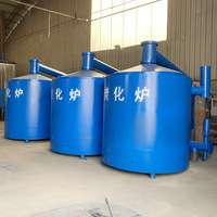 Le charbon de bois d'origine faisant la machine Mini four de carbonisation du charbon de bois à flux d'air