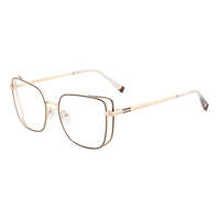 Monture de lunettes optiques tendance haut de gamme pour femme, style œil-de-chat, légère, élégante, unique, de créateur
