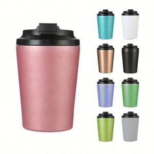 Mug à café personnalisé avec logo, en acier inoxydable, réutilisable, écologique, isolation double paroi, thermos, mug de sport, tasse à café d'extérieur - Product Image 3