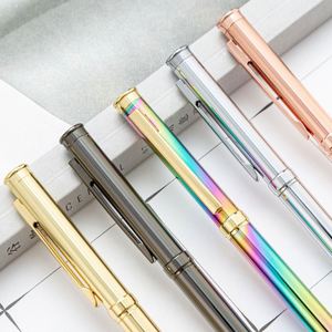 Rose <b>Gold</b> Metal Twist Ball Promotional Slim Luxury 1.0Mm Ballpoint <b>Pen</b> With Custom Logo - Product Image 3