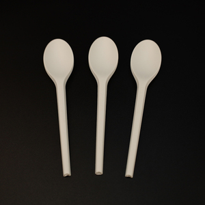 Cuillères jetables en CPLA de qualité alimentaire, robustes, biodégradables, cuillères à miel jetables en plastique - Product Image 4