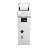 Machine de dépôt automatique de billets de banque à grande vitesse avec écran tactile et kiosques de paiement personnalisables, marque Hunghui