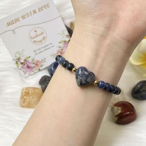 Natural <b>Bracelet</b> Colorful Glass Beaded Anti-anxiety Stone Professional Experienced Exporter Anti-tarnish Packaging - Product Image 5