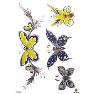 <span class=keywords><strong>รอย</strong></span><span class=keywords><strong>สัก</strong></span>ชั่วคราวลายกระดาษสีขาวสวยงามสำหรับผู้หญิง ชุดรอย<span class=keywords><strong>สัก</strong></span>เซ็กซี่ ลายดอกไม้ <span class=keywords><strong>ผีเสื้อ</strong></span> 3 มิติ สมจริง สำหรับติดหน้าอก หน้าท้อง แฟชั่น - Product Image 5