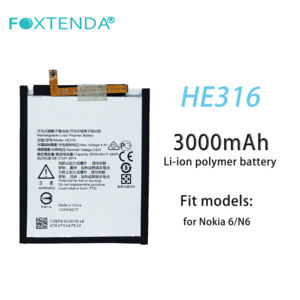 <span class=keywords><strong>แบ</strong></span><span class=keywords><strong>ต</strong></span>เตอรี่โทรศัพท์ Nokia 4.4V 3000mAh HE316เวลาสแ<span class=keywords><strong>ต</strong></span>นด์บายยาวนาน HE316<span class=keywords><strong>ราคา</strong></span><span class=keywords><strong>ต</strong></span>่ำสำหรับ Nokia 6/N6 - Product Image 4