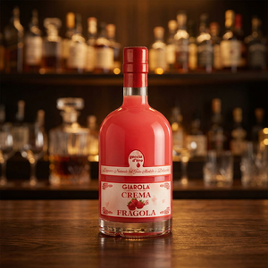 Liqueur à la crème de fraise Giarola Crema Fragola de qualité supérieure, 6 bouteilles par boîte, grade 17.0, Italie, prête à être expédiée, modèle GIAR-25 - Product Image 3