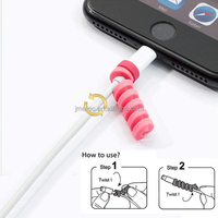 Protection de Câble en Silicone en Spirale pour Câble de Charge iPhone 14, Vente en Gros Usine 2023