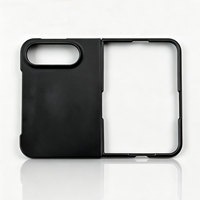 Coque PC vierge en cuir brut personnalisée de qualité supérieure pour iPhone 18 Fold, étui en plastique noir mat vierge pour iPhone 18 Ultra Fold, coque PC DIY